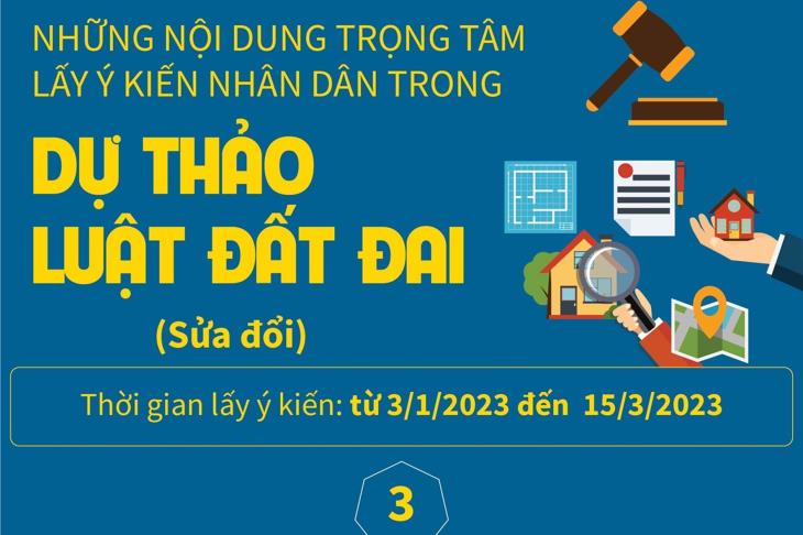 Những nội dung trọng tâm lấy ý kiến nhân dân trong dự thảo Luật Đất đai (sửa đổi) – Phần 3